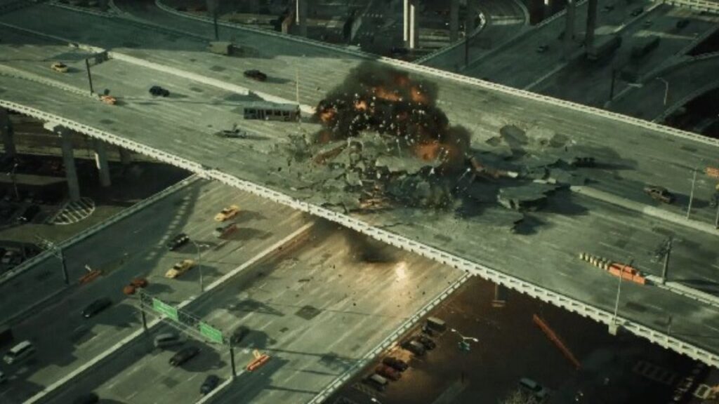 destruição de cenário